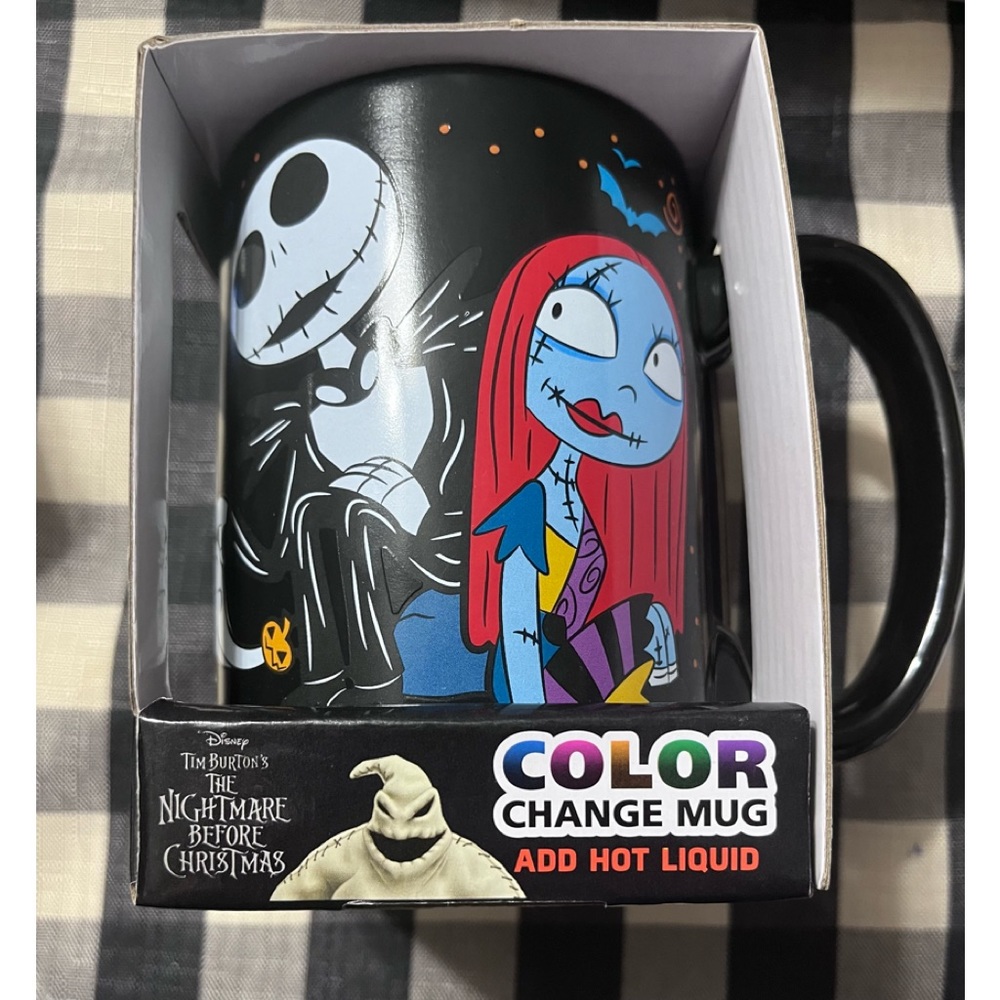 The Nightmare Before Christmas color changing 15 oz mug.